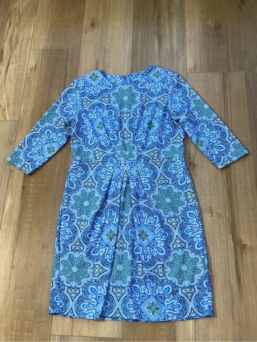 J. McLaughlin Catalina Cloth 3/4 sleeves Dress Size XL
